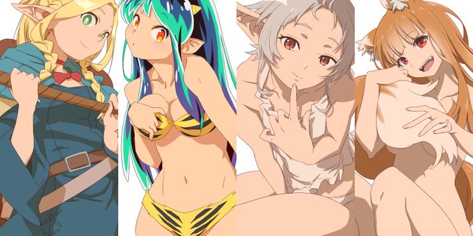 はみ出た #今月描いた絵を晒そう 2024年春アニメ 