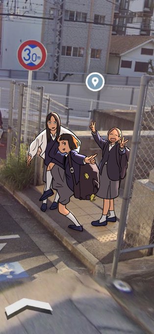 「围栏 学生服」のTwitter画像/イラスト(新着)