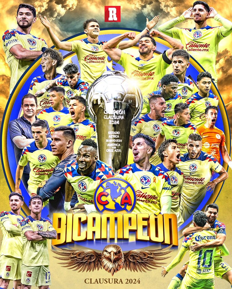 EL MÁS GRANDE DE CONCACAF 👑

América concreta el bicampeonato, hace H15TORIA y obtiene un título más para que lo sigan odiando. 

¡FELICIDADES <a href="/ClubAmerica/">Club América</a>!