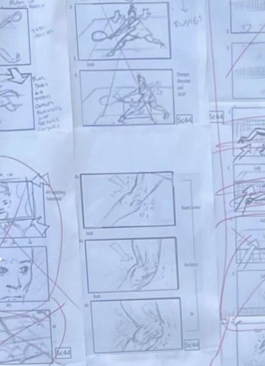 Tashi’s knee injury storyboard. That’s history. This is like witnessing leonardo da vinci paint the Mona Lisa