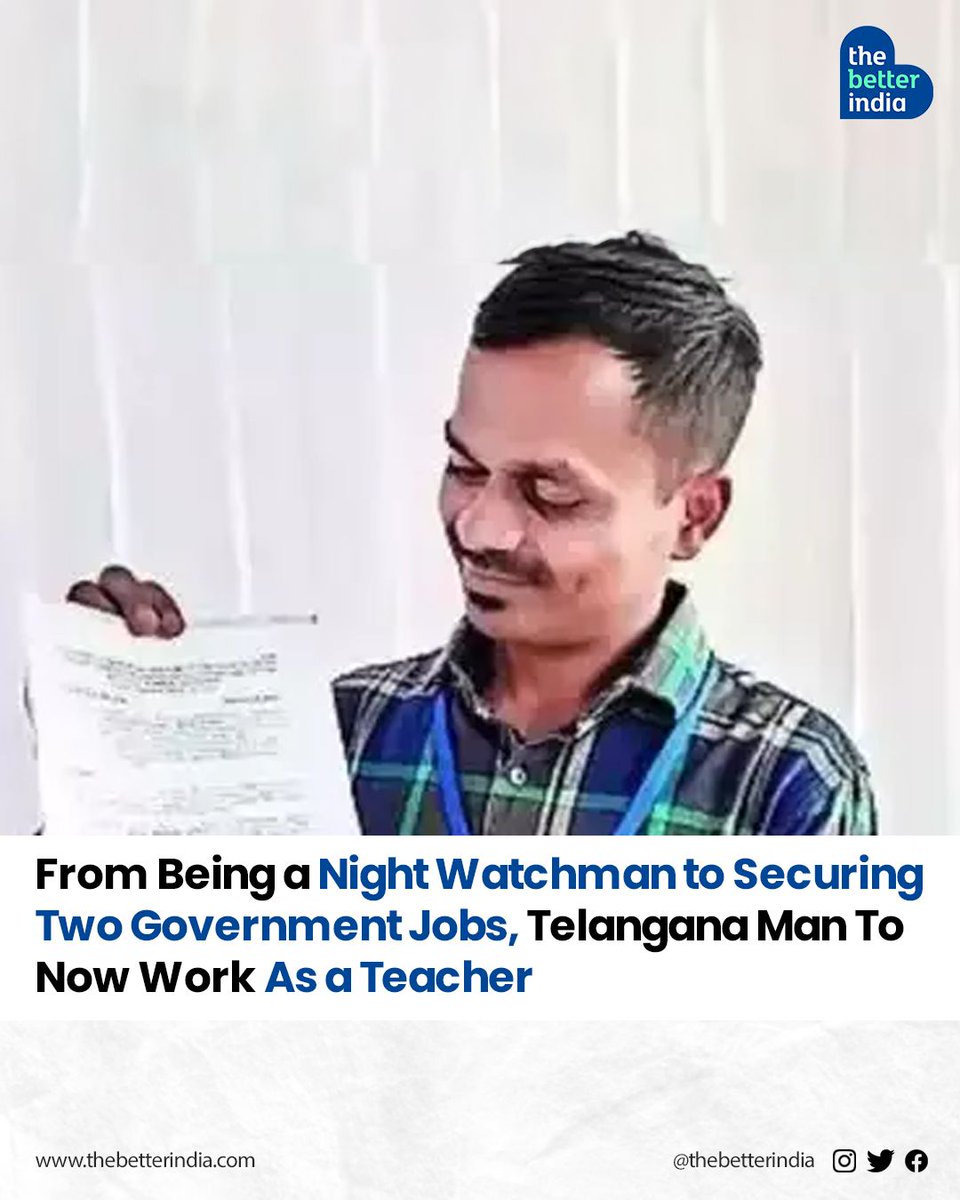 This is the story of a devoted young man from a small village in Telangana's Mancherial district, who changed his life around with sheer dedication towards making his dream life a reality. 

His dream? To secure a government job to provide a stable life to his family.