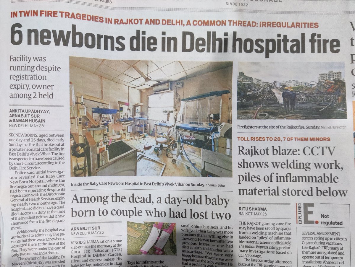 In Mumbai, many ICUs are staffed with BAMS/BHMS practitioners instead of qualified doctors. ICU owners hire them because they work for lower salaries. This Baby Care Newborn Hospital had a BAMS doctor. #MedTwitter #Delhi