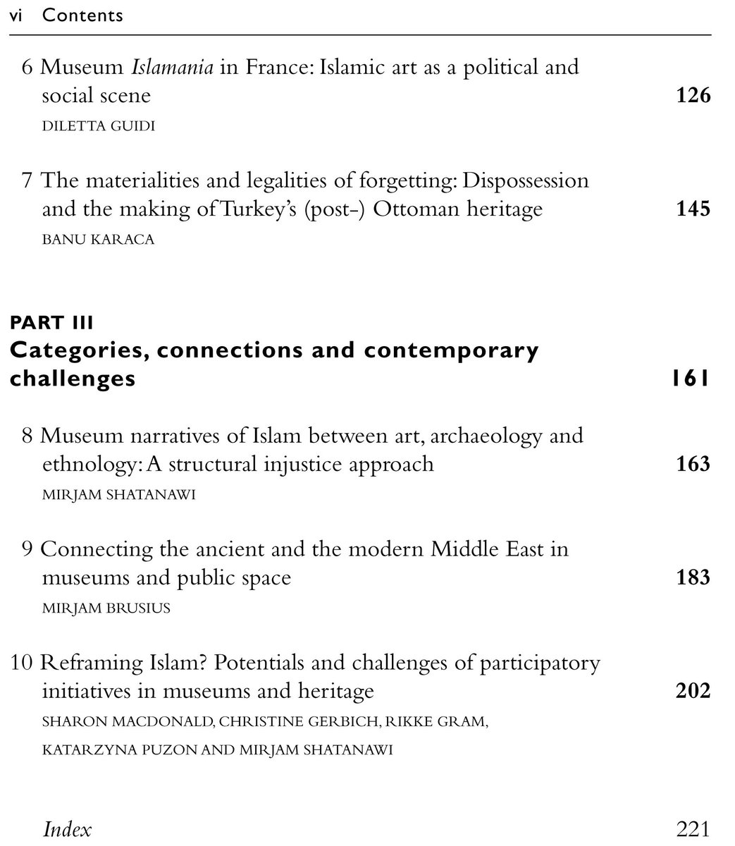 khalidsyossef's tweet photo. #OpenAccess
#Islam #Europe #IslamicHeritage #Museology #Museums #Al_Andalus #IslamicArt #France #Postcoloniality #Turkey #Post_Ottoman #Archaeology #Ethnology
Islam and Heritage in Europe
Pasts, Presents and Future Possibilities
Routledge 2021
PDF🎯
https://t.co/Oq7XNSsfDl https://t.co/xqlhH3rbnu
