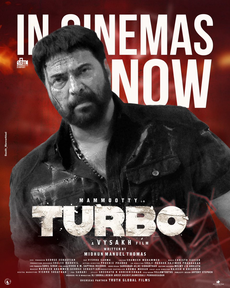 #Turbo Running Successfully In Cinemas Now ✨ #TurboInCinemasNow #Mammootty #MammoottyKampany #SamadTruth #TruthGlobalFilms #WayfarerFilms