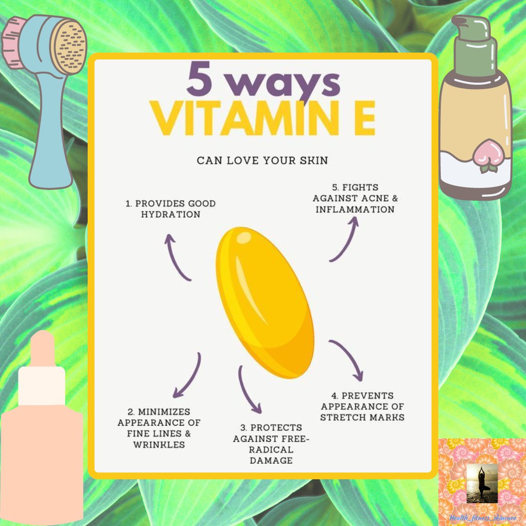 #VitaminE 5 ways it can help your #skin.

#skincare #beauty #skincareroutine #makeup #skin #skincareproducts #selfcare #skincaretips #antiaging #glowingskin #love #cosmetics #facial #healthyskin #natural #like #acne #beautiful #serum #naturalskincare  #bhfyp #fashion