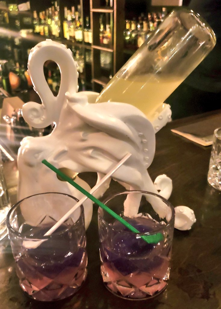 The "Release the Kraken!" cocktail at <a href="/CanonSeattle/">canon</a>! Cheers 🍸🦑🏒