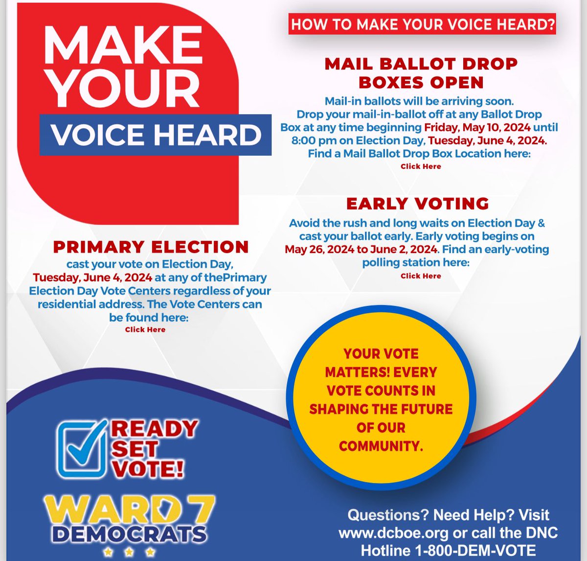 Cast your vote early!