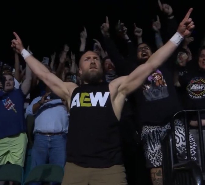 Bryan Danielson doing YES chants with an AEW shirt with Final Countdown playing. His whole career highlight in one single photo.

THE GREATEST PROFESSIONAL WRESTLER THAT EVER LIVED.