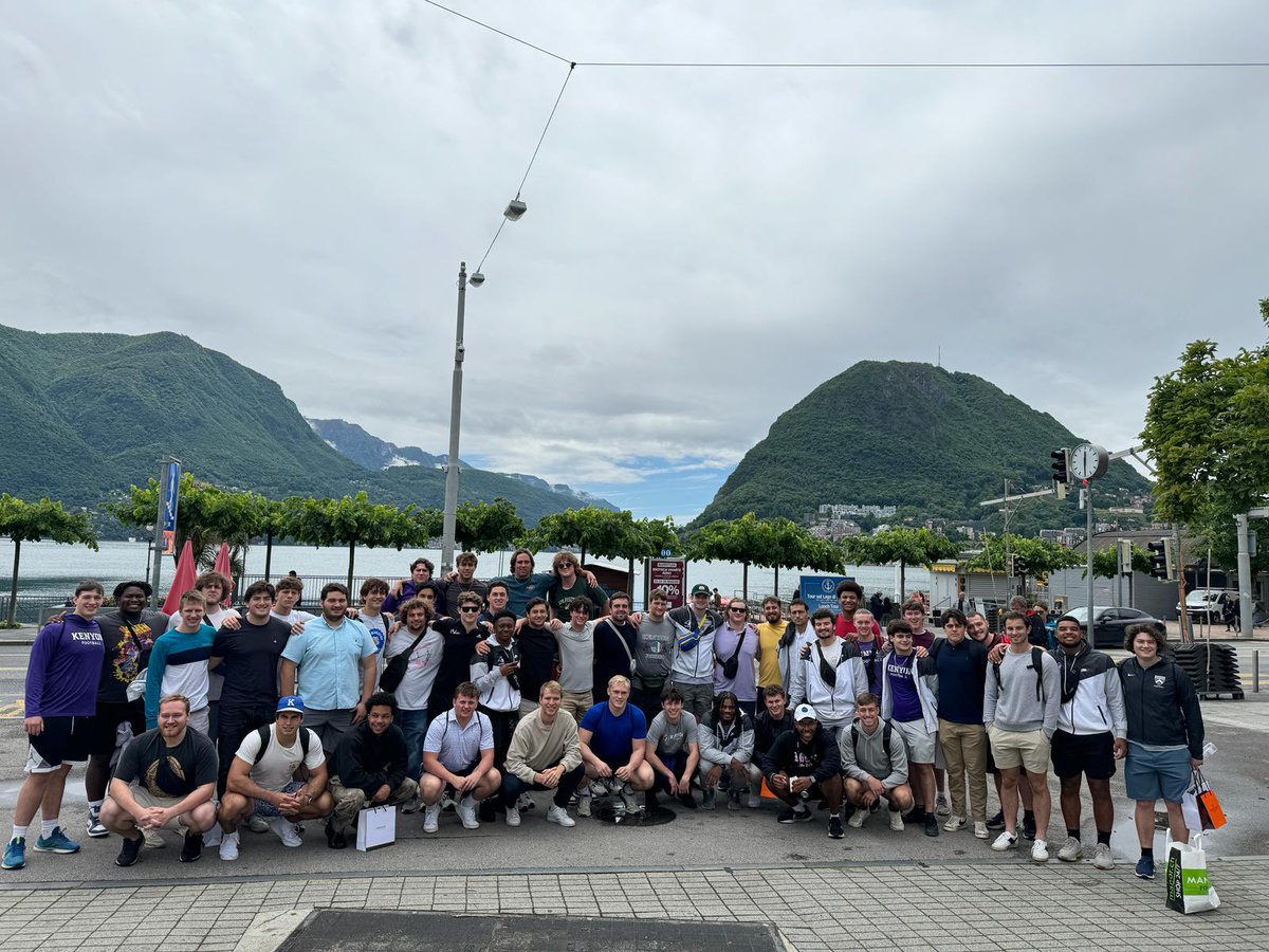 What an experience! So thankful for all that helped make this first international trip a reality for <a href="/KenyonFootball/">Kenyon Football</a>. From the sights to the meals to the game, all expectations exceeded! <a href="/AmFootballWorld/">AFW</a>