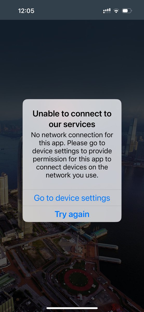 bagri_indra's tweet photo. @HSBC_HK not able to log in to the app.. getting this screen continuously https://t.co/yTNHKXVi0H
