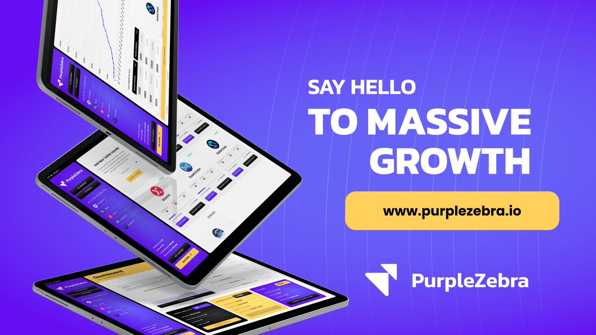 🎯 Unlock your Twitter potential with PurpleZebra! We use insane growth hacking strategies to build your community. Say hello to massive growth! #XMarketing #TwitterMarketing