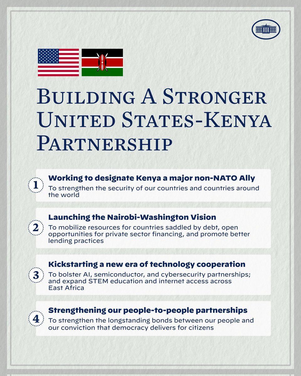 The White House announced $250 million in grants for the International Development Association, part of the World Bank, to assist poor countries facing crises. #KenyaReapsBig