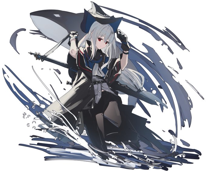 「grey hair sword」 illustration images(Latest)