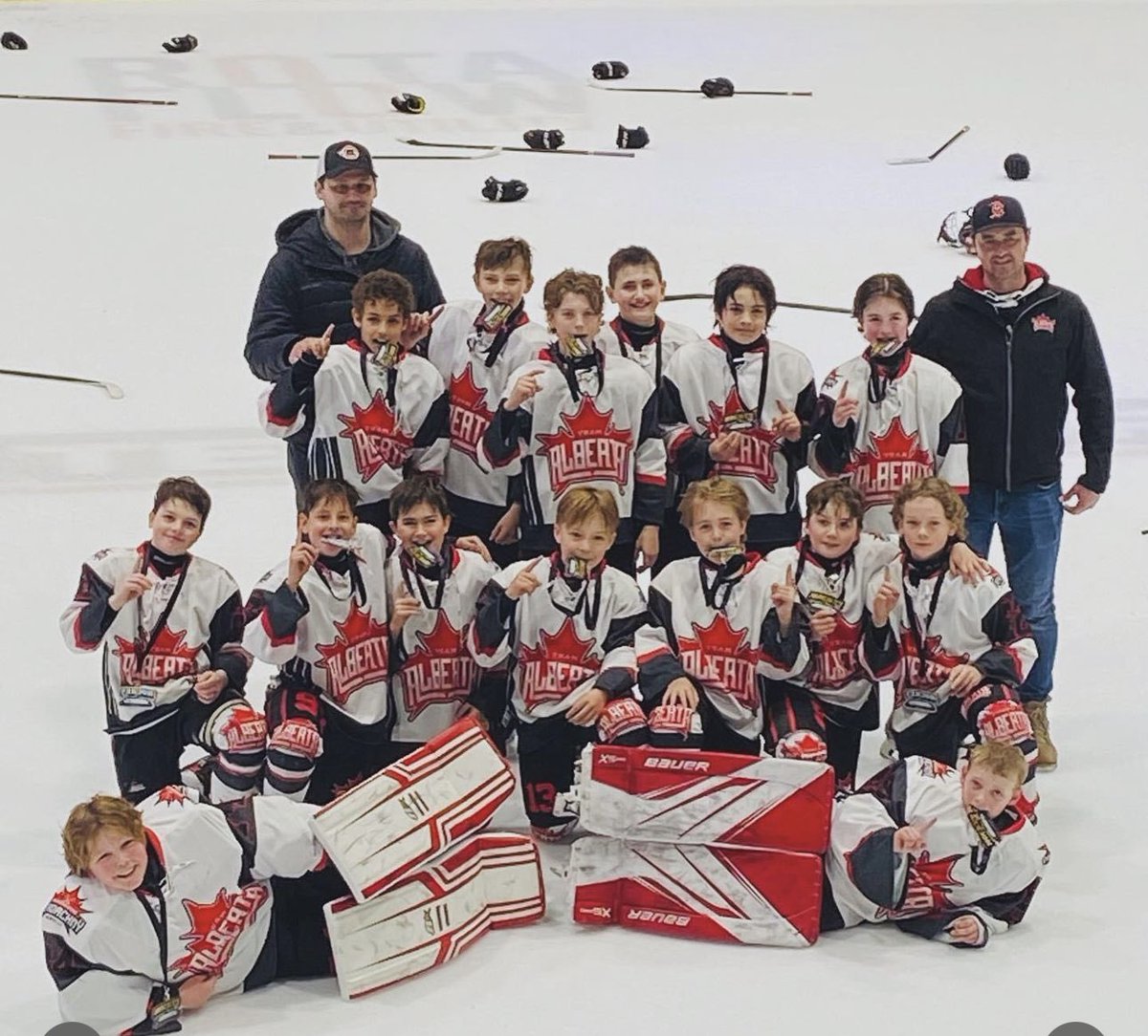 Congratulations to our 2013 AAA Team Alberta. It's amazing what you can accomplish when you have a group of players and parents pulling together for each other. #westillgotateam @silenticecenter 2013 Grand Prix Tournament Champions #bettereachday @serdachnyhockey