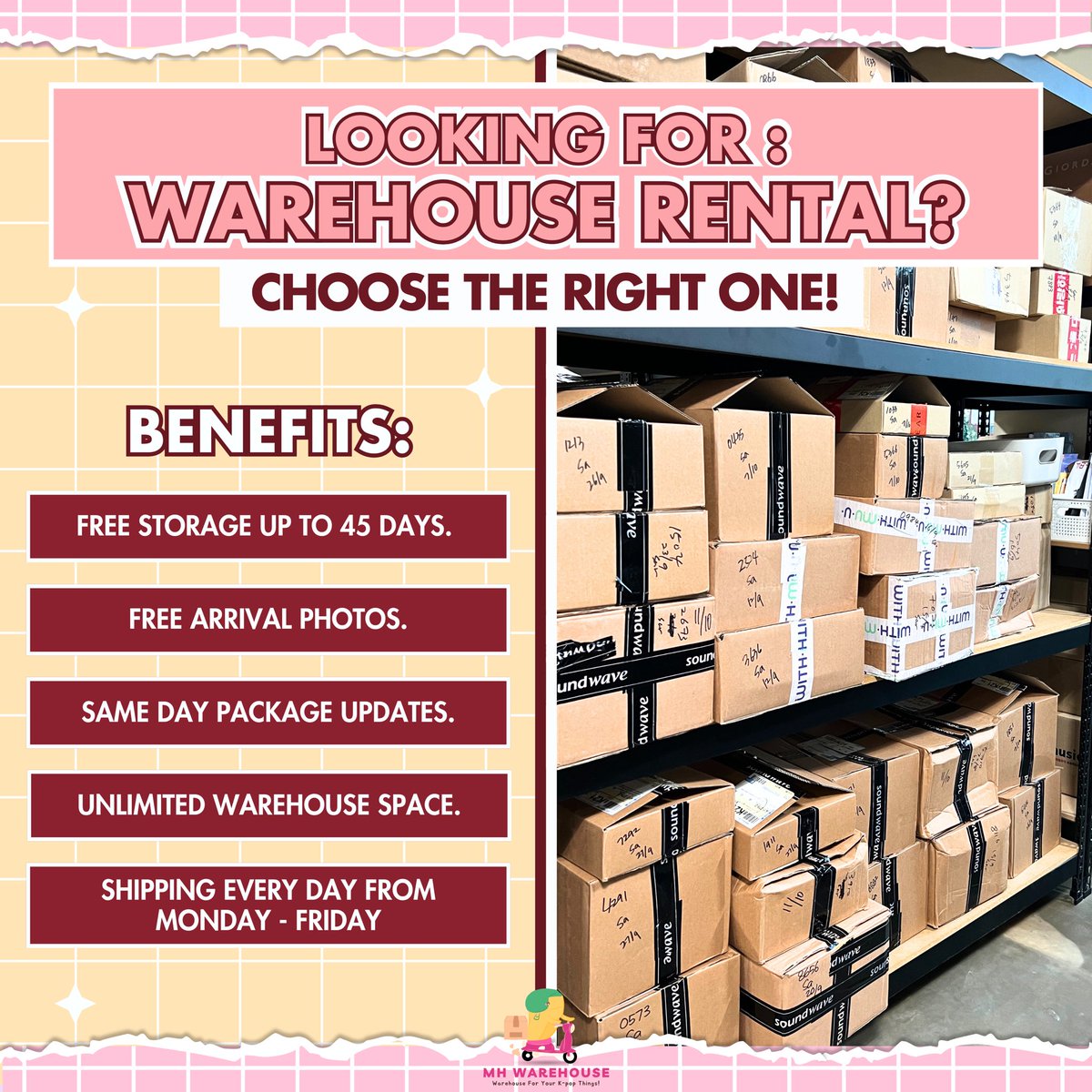 Hassle-free and Affordable Korean Warehouse Solutions for Businesses and Individuals. For more please visit our catalog tr.ee/Njpk1n0Hbd 💌kaddy kr consol address proxy kpop comeback jastip cdp album weverse wts wtb bunjang blackpink straykids bts bangtan jennie taehyung