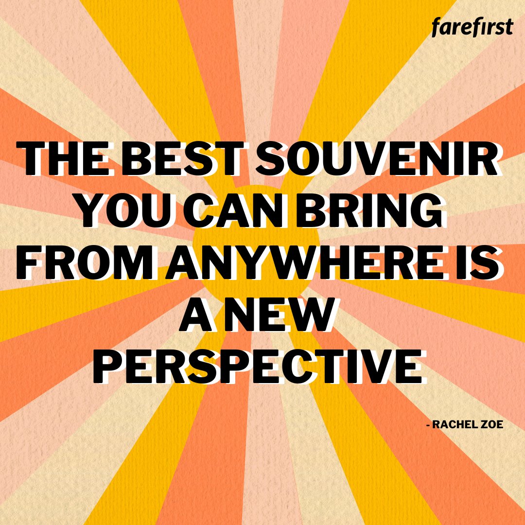 Joke of the Day 😜

The best souvenir you can bring from anywhere is a new perspective😂 - Rachel Zoe

Book your flights with farefirst.com , available on Android, iOS, Website.

#FareFirst #cheapflights #travel #wanderlust #vacation #funniest #funny #memes #funnymeme