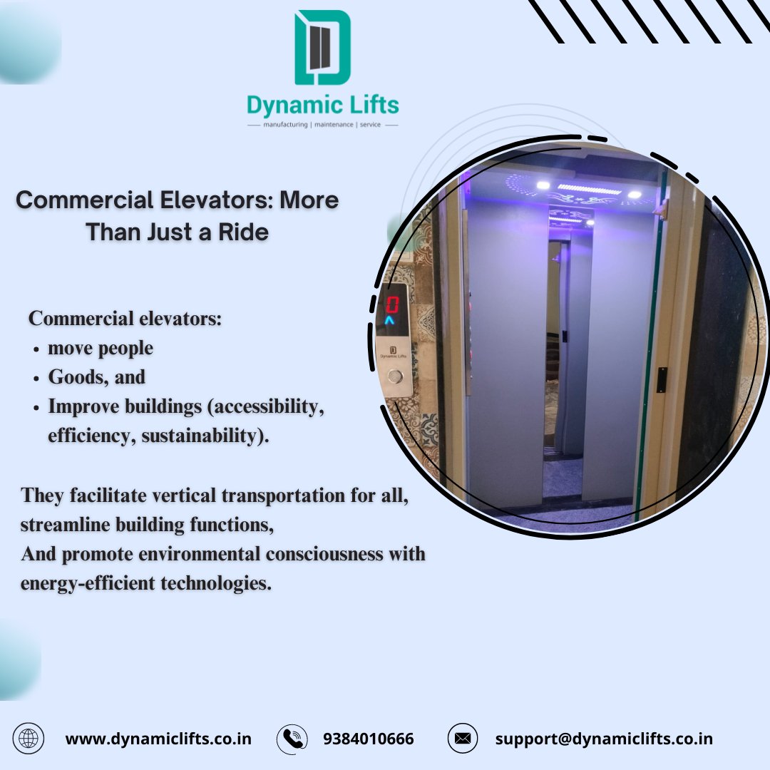 dynamiclifts03's tweet image. Elevate your business with advanced commercial lifts!  Reduce costs, improve accessibility, and impress clients.
#IndustryLeader #DynamicElevators #ElevateWithUs #ClassicTech #SimplePleasures #dynamiclifts #liftmanufacturerschennai #elevatorlife, #safetytips, #industrialelevators