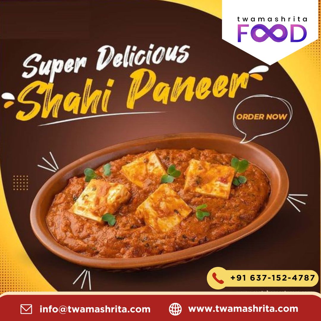 Super Delicious Shahi Paneer! Place Your Order Today: twamashrita.com #food #foodie #twamashritafood #foodofindia #foodofodisha #foopartners #KitchenOwners #shahipaneer #paneer #paneerrecipes #vegrecipes