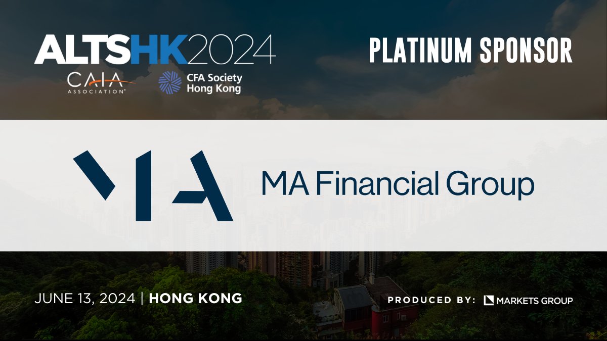 We are thrilled to announce that @MA_Financial Group has recently come on board as our Platinum Sponsor for ALTSHK! Register now ➡️ marketsgroup.org/forums/altshk-… #ALTSHK
