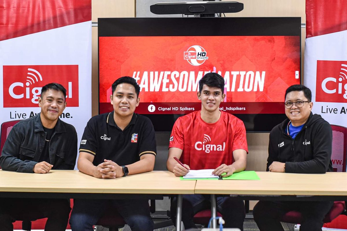 Awesome MB = Martin Bugaoan. 😎

Welcome to Cignal, Teng! 

Like and follow our pages for more updates! #AwesomeNation
IG: cignal_hdspikers
FB: Cignal HD Spikers