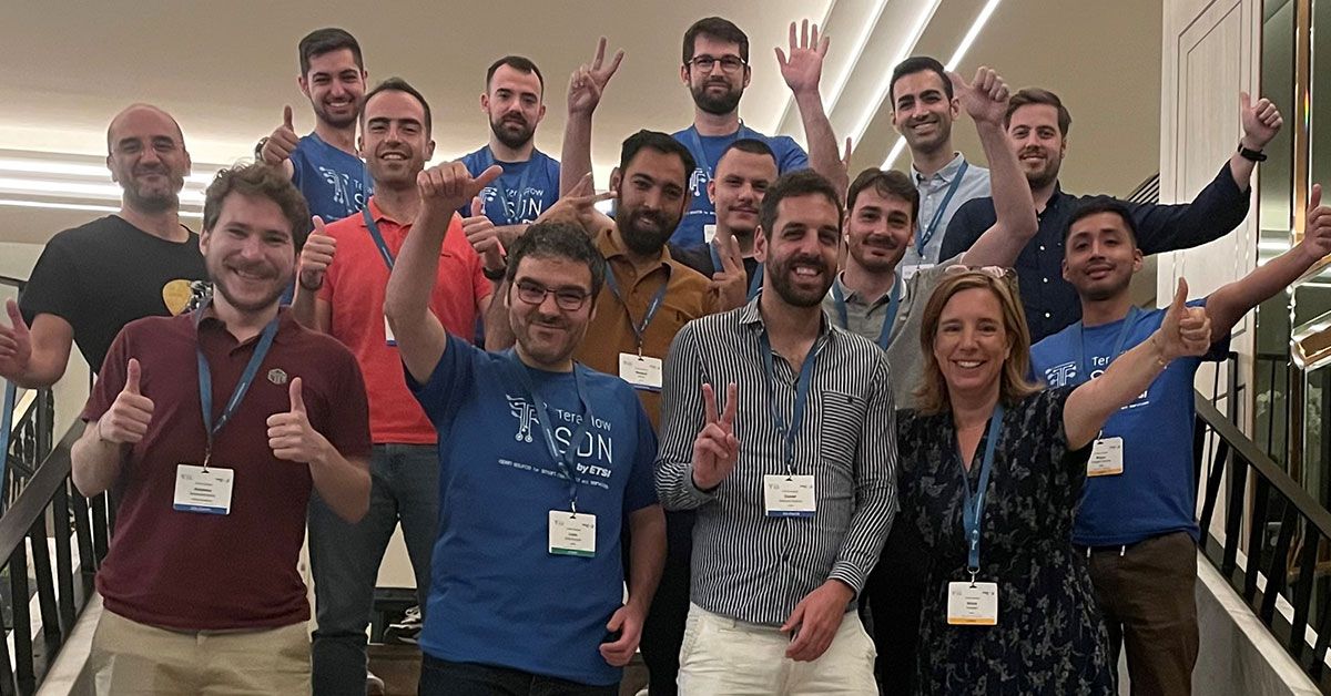 ACROSS Horizon Europe (@horizon_across) on Twitter photo 📢The <a href="/ETSI_STANDARDS/">ETSI</a> <a href="/TeraFlowSDN/">TeraFlowSDN</a> #community organized the 4️⃣th #TFSHackfest on 21-22 May 2024.
📍The #Hackfest hosted by <a href="/UBITECH_GR/">UBITECH</a> in #Athens 🇬🇷 with technical sessions led by <a href="/Telefonica/">Telefónica</a>
ℹ️ bit.ly/4bx9smV
#TeraFlowSDN #ETSI #TFS #OpenSource #SDN #TransportSDN 📢The <a href="/ETSI_STANDARDS/">ETSI</a> <a href="/TeraFlowSDN/">TeraFlowSDN</a> #community organized the 4️⃣th #TFSHackfest on 21-22 May 2024.
📍The #Hackfest hosted by <a href="/UBITECH_GR/">UBITECH</a> in #Athens 🇬🇷 with technical sessions led by <a href="/Telefonica/">Telefónica</a>
ℹ️ bit.ly/4bx9smV
#TeraFlowSDN #ETSI #TFS #OpenSource #SDN #TransportSDN