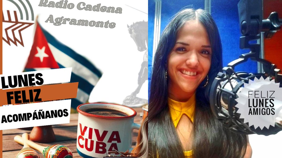 ¡ Buenos días 🌞😃 ! #RadialistasCamagüeyanos les deseamos un feliz #lunes con nuestra compañía 📻 #CadenaAgramonte desde #Camagüey #Cuba @aliciarca @Pedro_ACM @YaimyrB @FHHernndez1 @radiocamaguey @RVertientes @enciclopedia_cu