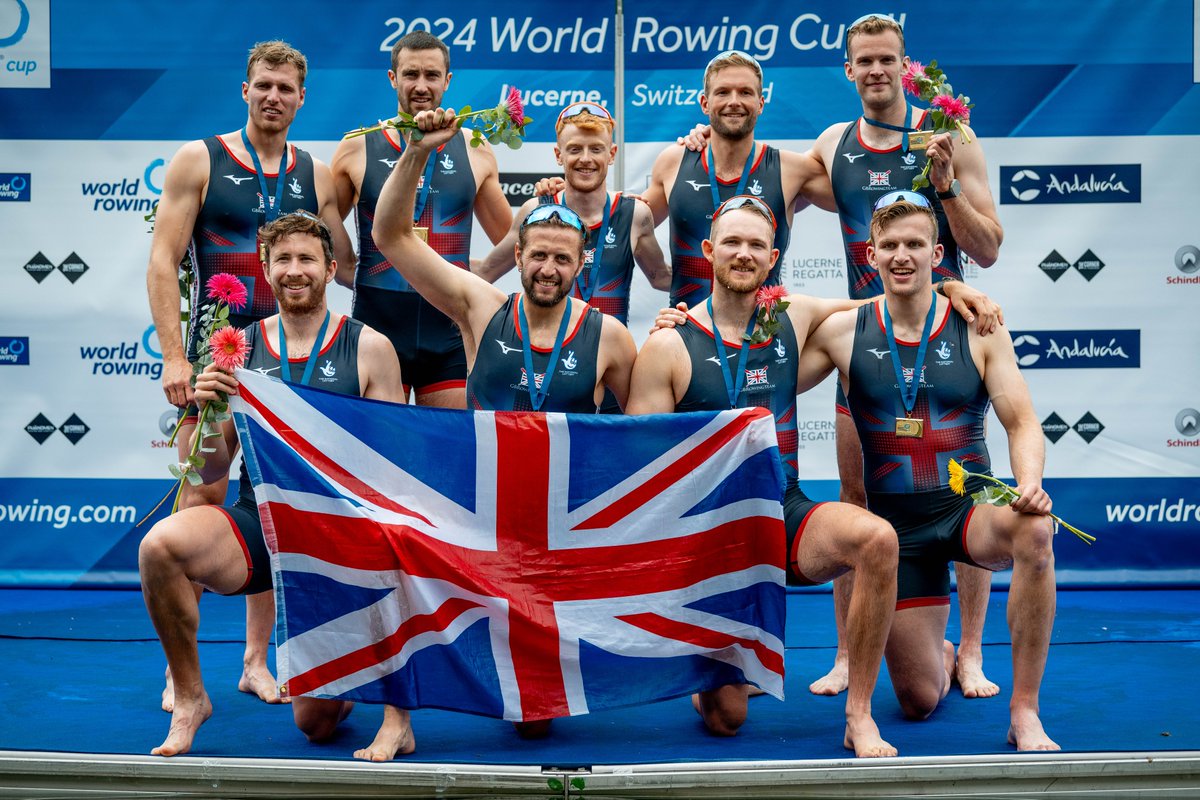 🙌 GB's rowers won FIVE gold medals at their last international regatta before @Paris2024! 🥇🥇🥇🥇🥇🥈🥉 #WRCLucerne