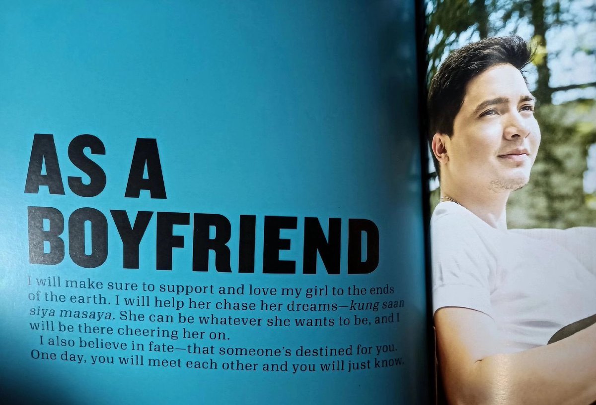 “I will make sure to support and love my girl to the ends of the earth. I will help her chase her dreams—kung saan siya masaya. She can be whatever she wants to be, and I will be there cheering her on.” #AldenRichards as a boyfriend *sighs* ASFGHKSHSHSHSHS LORD WHEN PO??