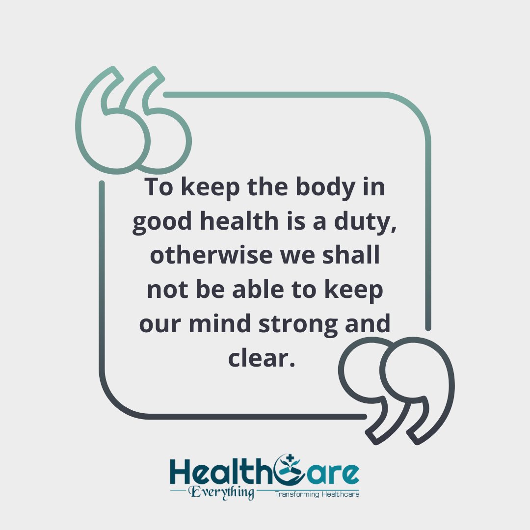 Nourishing the body is the cornerstone of a resilient mind.

#HealthcareEverything #WellnessWisdom #HealthIsWealth #SelfCareQuotes #MentalHealthMatters #BodyMindBalance #HealthyLiving #PrioritizeHealth