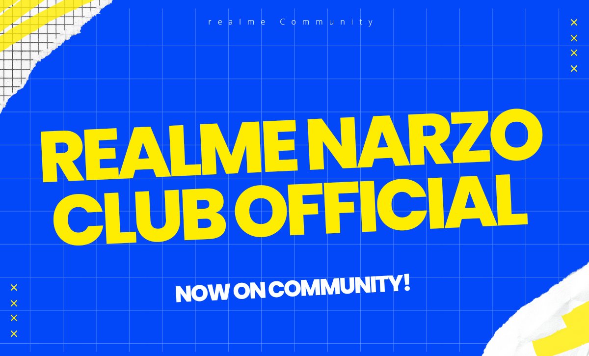 Hello NARZONIANS! Now We have the official community handle of NARZO on Community. So you all can follow this account to keep updated with latest information & updates regarding NARZO 👇

c.realme.com/in/post-detail…