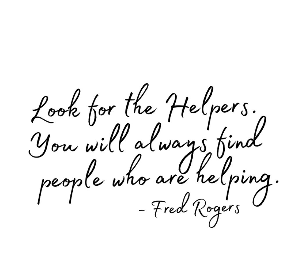 Choose to see that so much more good exists in this world than bad. Focus on that.