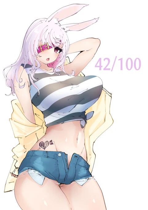 42/100#絵ます#VTuberイラスト100日チャレンジ 