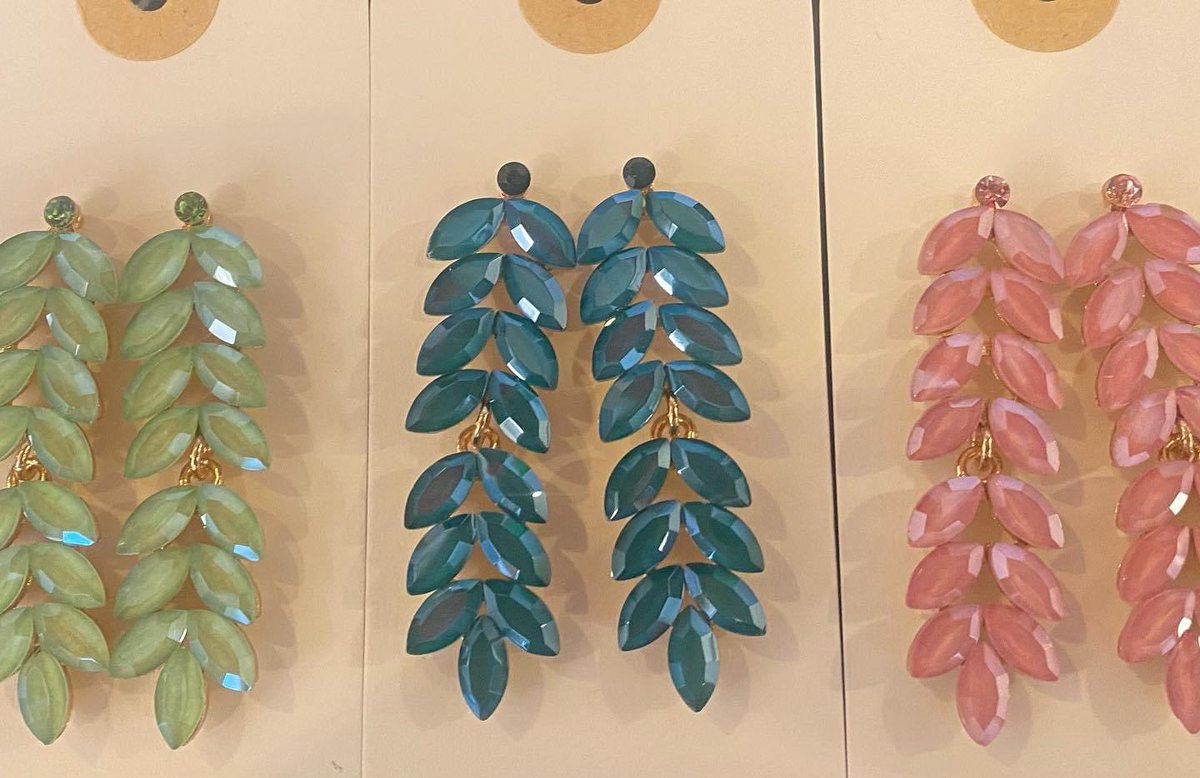 Going out out? It’s all in the details. These earrings will add an instant finish to the plainest of outfits, and if you want to push the boat out, get the taxi shoes out! #earrings #accessories #instantelevation #details #chandelierearrings #goingoutout #colour #claygate