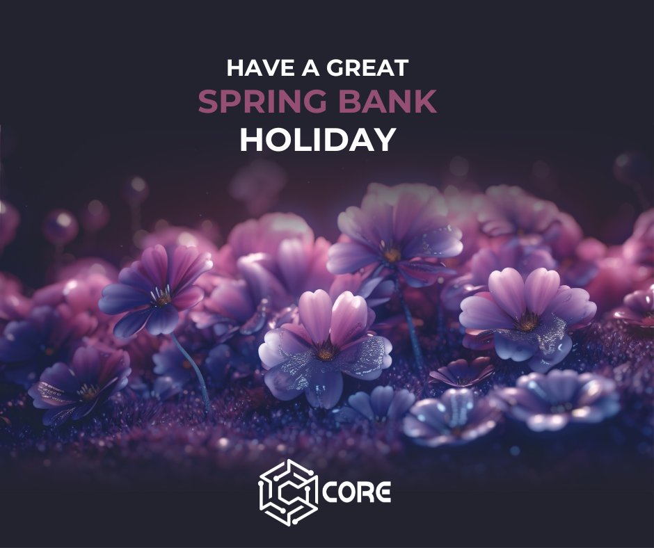 CORESoftwareUK's tweet image. Have a great Spring Bank Holiday....

#CORESoftwaresolutions #bankholidayfun
