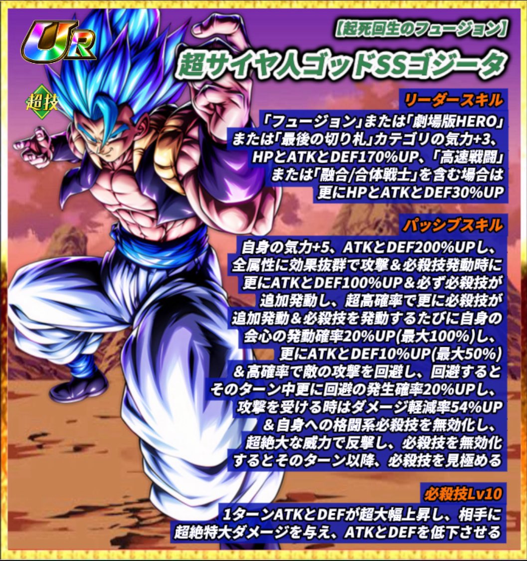 ドッカンバトル 超サイヤ人ゴッドSSゴジータ ポスター ドッカンバトル 超サイヤ人ゴッドSSゴジータ ポスター