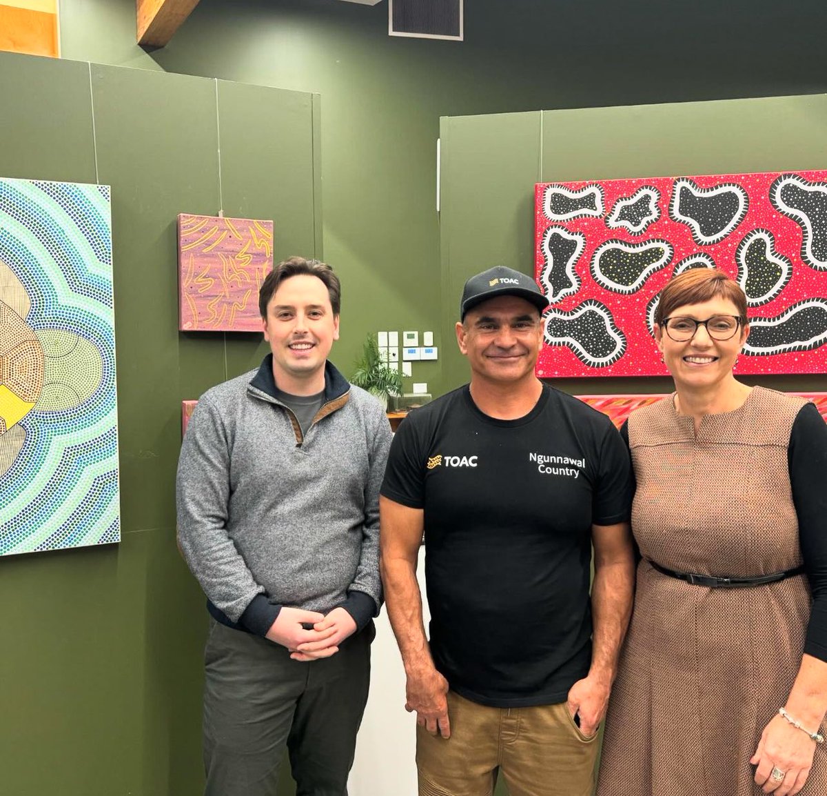Today is the start of #NationalReconciliationWeek and what a way to celebrate by going down to <a href="/VisitWildbark/">Wildbark</a> and checking out our ngunnawal art exhibition that they have on display up until September.. if your in Canberra or wanting to visit why not come down and check it out