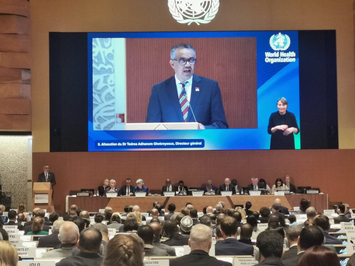 Juana Paola Bustamante Izq (@juanapaolabi) on Twitter photo All for health, health for all
"GPW14 incorporates lessons from the past, the realities of the present, and our aspirations for the future.
It’s anchored in our shared mission to promote, provide and protect health" <a href="/DrTedros/">Tedros Adhanom Ghebreyesus</a> <a href="/WHO/">World Health Organization (WHO)</a> All for health, health for all
"GPW14 incorporates lessons from the past, the realities of the present, and our aspirations for the future.
It’s anchored in our shared mission to promote, provide and protect health" <a href="/DrTedros/">Tedros Adhanom Ghebreyesus</a> <a href="/WHO/">World Health Organization (WHO)</a>