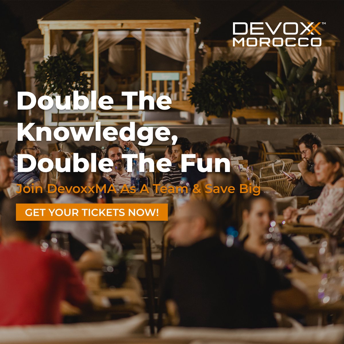 Join Devoxx Morocco as a Team! 🌟

Learn, network, and innovate together at the largest developer conference in Marrakesh. Don’t miss out on this incredible opportunity to grow and achieve more as a team.

👉 Reach out NOW: aloha@devoxx.ma
#DevoxxMA