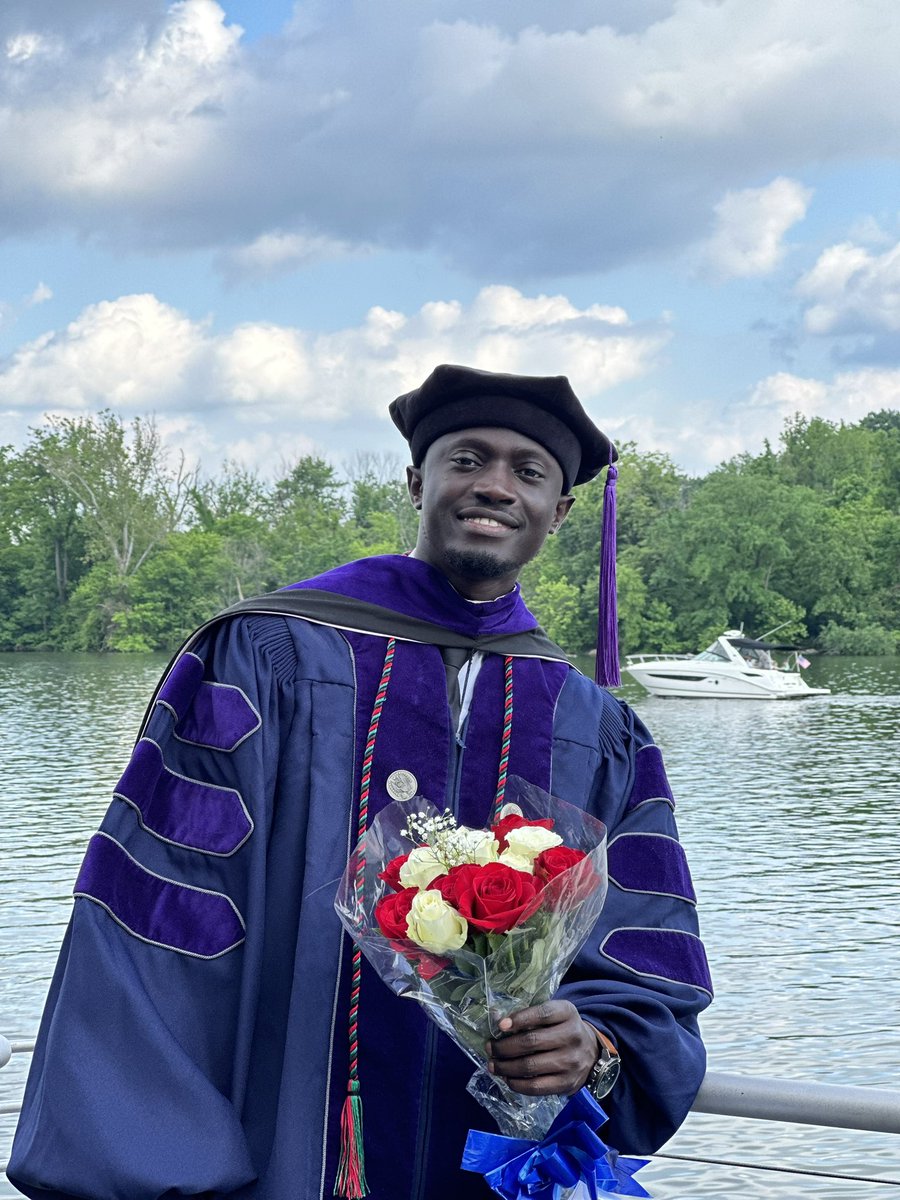Our founder and executive director, <a href="/BaksFatty/">Bakary Fatty</a>, recently graduated from Georgetown Law with an LLM in national and international health law. We'd like to extend our congratulations to him for this exceptional academic achievement. 🎊🥂