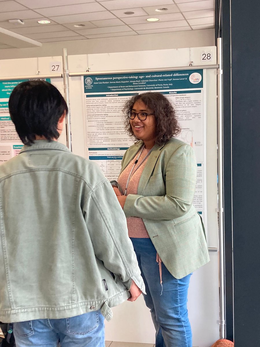 FlorkinAL's tweet image. The @unipv team had an amazing time at the @escan2024 in Ghent. So happy to be able to share our work on social cognition involving TMS or spontaneous perspective-taking, from the different labs @LabPsIunipv. See you all in two years in Rome, with new things to discuss and share.