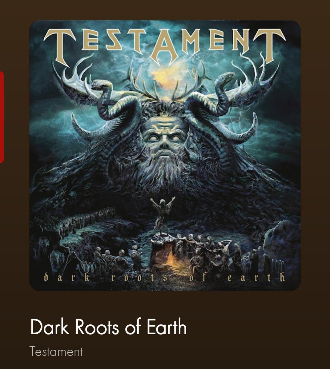 #1WordFor1Music Day 27 - Root Pamiętam, jak album był mielony na okrągło po wydaniu. songwhip.com/testament/dark…