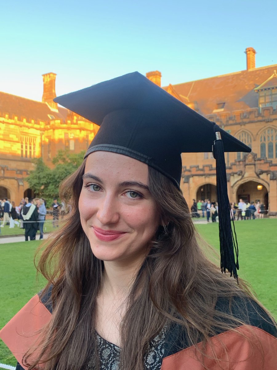 Grace Lagan , First Class Honours , Economics, Sydney Uni. So proud of her.