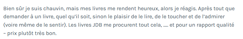 j'aime trop les bibliophiles... le boug à 2 doigts de confesser qu'il fait des choses pas très catholiques avec ses livres