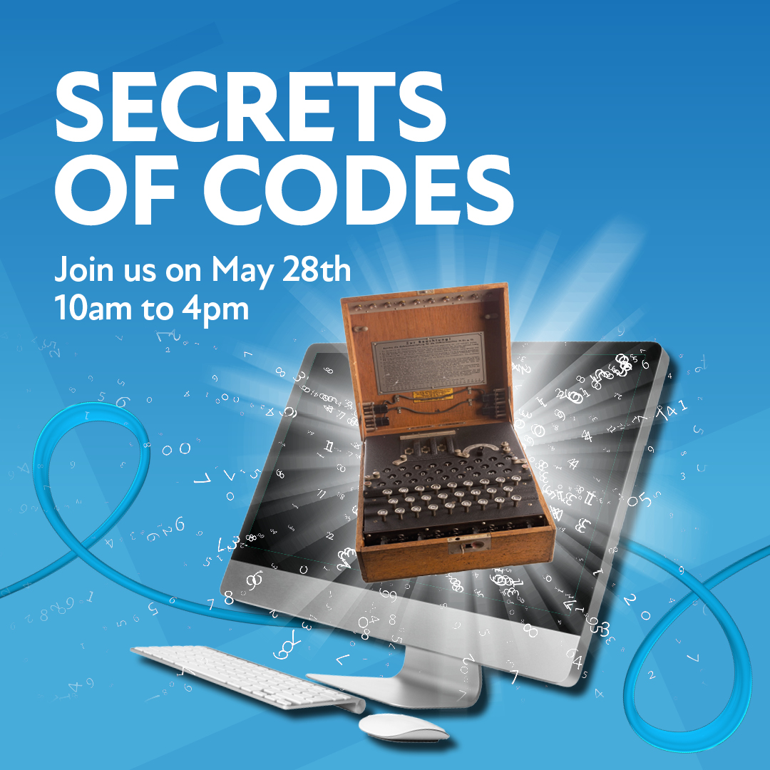 👩‍💻Tomorrow 👩‍💻

Think you can crack the code? Join us at Midsummer Place for Science and Technology week on May 28! 

@bletchleypark presents the Enigma machine with fun challenges for all ages. Are you up for it? 🔐

Book now 👇🏻
midsummerplace.co.uk/events/code-br…