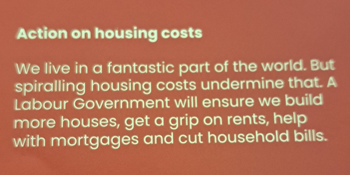 Labour leaflet put out in Edinburgh misinforms the public. Labour cannot build more houses or control rent as both are devolved, and this is a UK election. Their previous term in office they built no council houses between 2003 & 2006.