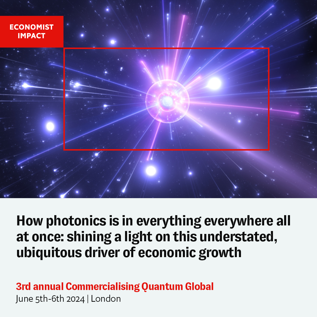 Photonics21's tweet photo. 💰 Interested in business opportunities enabled by photonics?

Participate  in the "Commercialising Quantum Global 2024" in London on 5 &amp; 6 June  to reflect upon business opportunities enabled by photonics  in QT.

Registration: https://t.co/eLxVY7MvVq

#EconQuantum https://t.co/26FZVcymNs