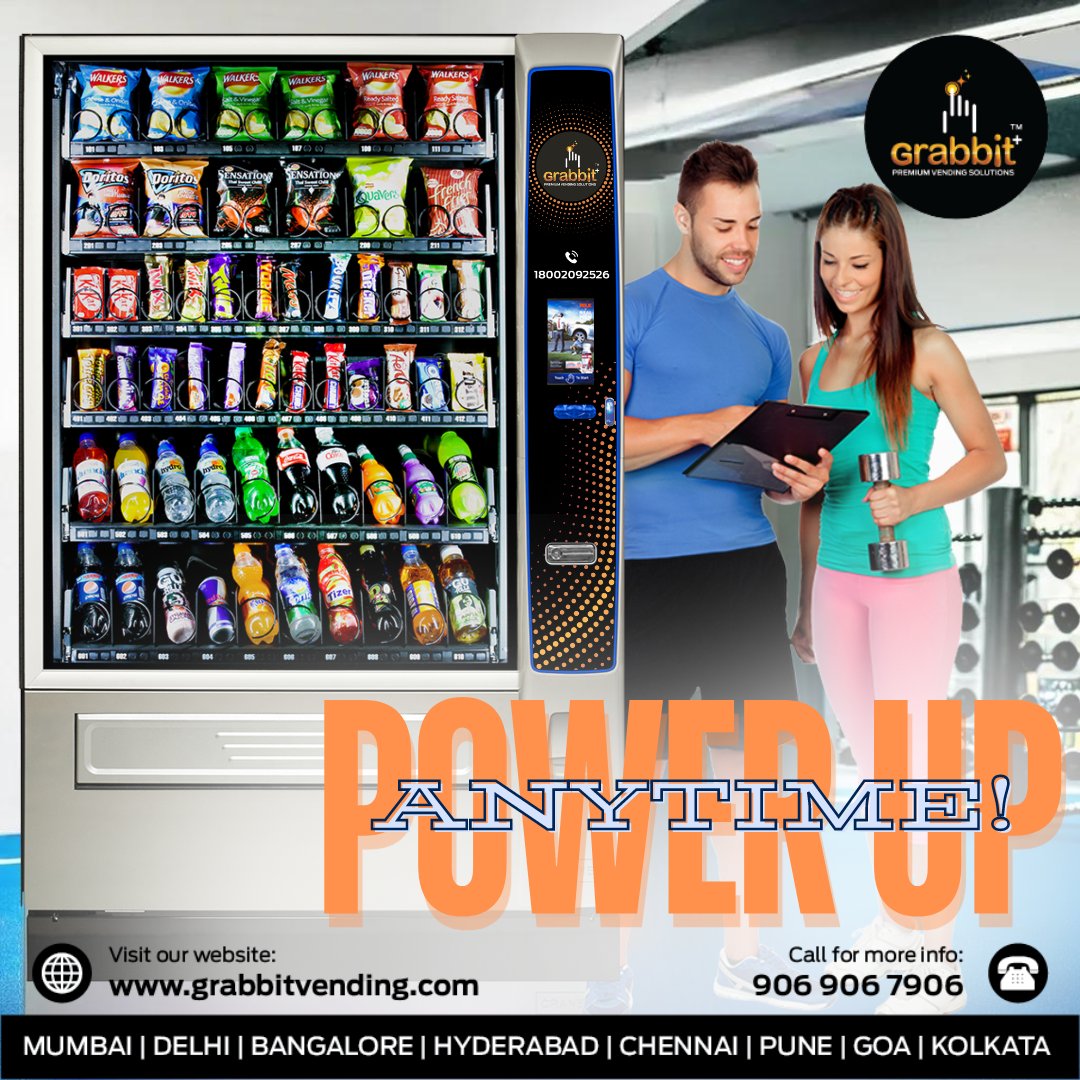 Power-Up with @GrabbitIndia !

✅ Baked Munchies 
✅ Fox Nuts
✅ Protein Bars
✅ Mixed Nuts
✅ Dry Fruits Mix
✅ Caffeine Drinks
✅ Energy Drinks

#healthy #healthysnacks #health #gym