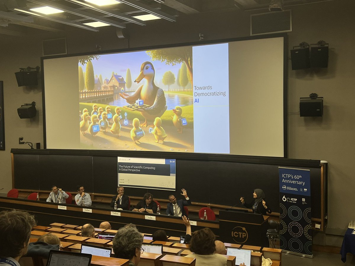 marcozennaro's tweet image. @EimanKanjo presenting #TinyML at the @ictpnews Symposium on the Future of Scientific Computing.