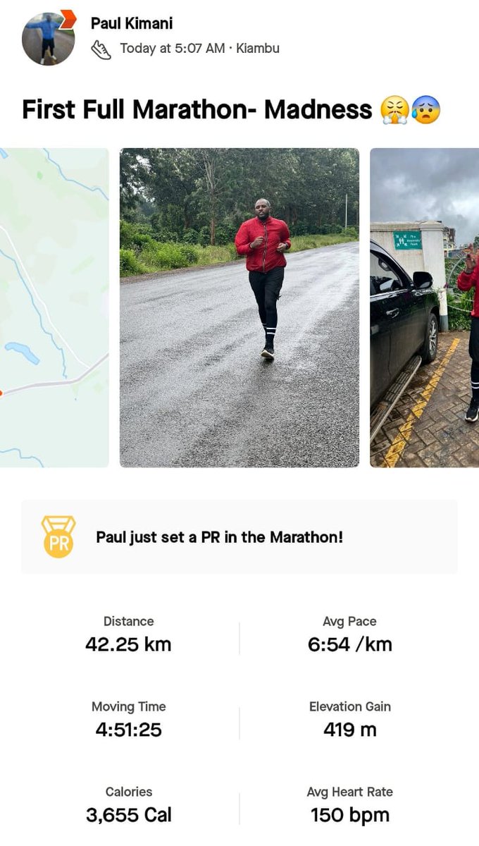 Monday Motivation: Run Like Paul, Thrive Like Us; Wherever You Work! 😊 Our CEO, @PaulNKimani , isn't just leading the company; he's leading by example! This marathon finish is a testament to the power of dedication and achieving goals, both inside and outside the office. 👌