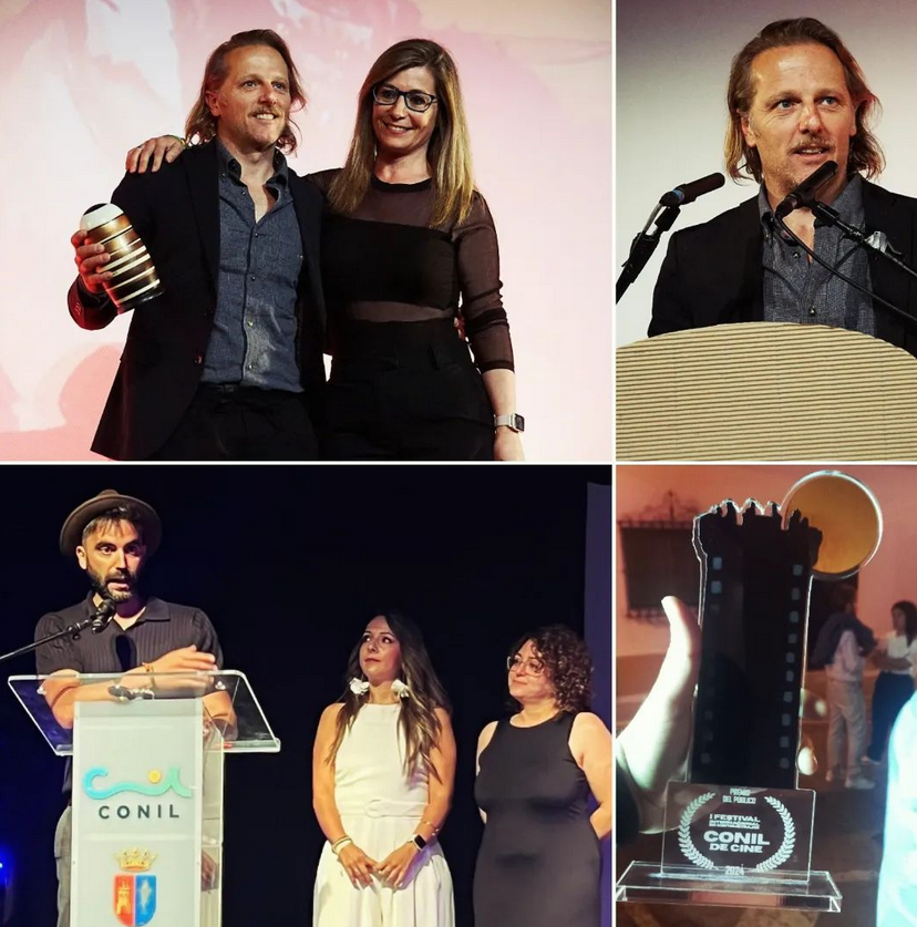 #premios #sociosama 

El #cortometraje #ActosPorPartes, dirigido por <a href="/SergioMiln/">Sergio Milán</a> y producido por @antonellonovell  #BelinoProduction, ha recibido este fin de semana tres premios del público: 

🏆Premio del Público a Mejor Cortometraje en @conildecine. 

🧵